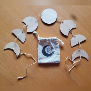 Wooden Moon Phase Garland